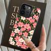 Чехол для iPhone 17 Pro Max 14 XS Air XR 16 15 Plus 13 Pro 12 11 Задняя крышка телефона Розовый Цветочный Морской
