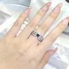 High Quality for Women with AAAA Ring Big Blue Stone Exquisite Women's Engagement Ring Party Jewelry Anniversary Gift