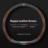 Car Carbon Fiber Anti-Slip Steering Wheel Cover For Renault Megane Duster kadjar Captur Clio Talisman Laguna Sandero Scenic KWID S444
