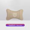 1PCS Car Leather Seat Headrest Neck Pillow Head Cushionin For Peugeot 408 4008 308 3008 5008 508 205 206 207 208 301 307 106 107