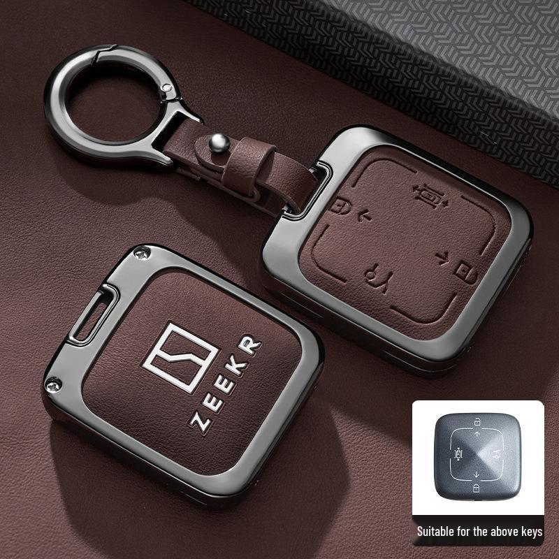 Bluetooth Брелок-Ключница для Zeekr JiKe 007 - Автоаксессуар, Чехол, Пряжка и Мужская Сумка
