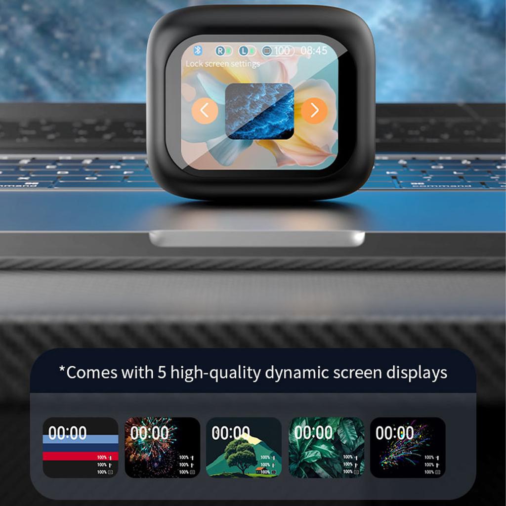 Полноцветный сенсорный экран Наушники с шумоподавлением ANC Наушники с переводом на 134 языка Внутриканальные беспроводные Bluetooth-наушники с шумоподавлением