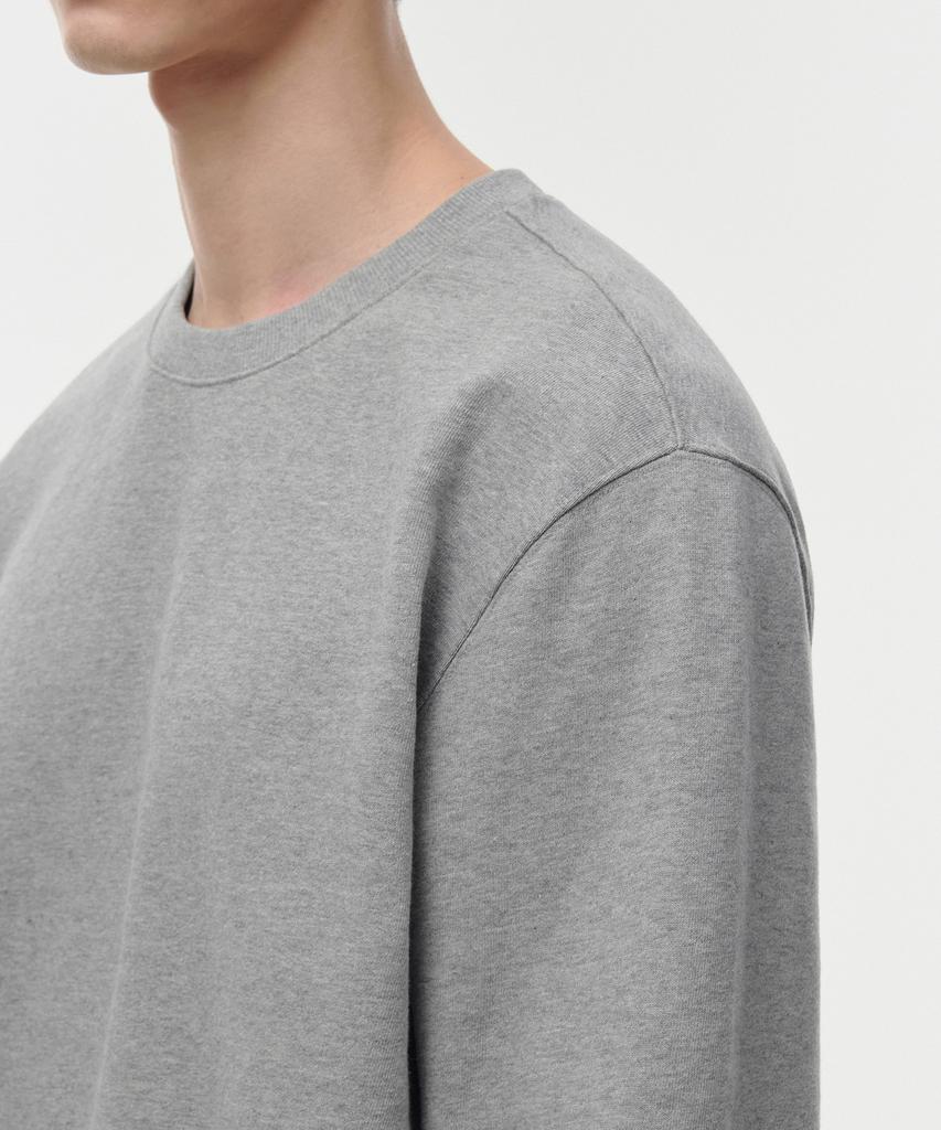 MUSINSA STANDARD Sweatshirt [Melange Gray]