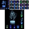 Spider-man 3d Led Night Light Modern Home Bedroom Decoration With Remote Control