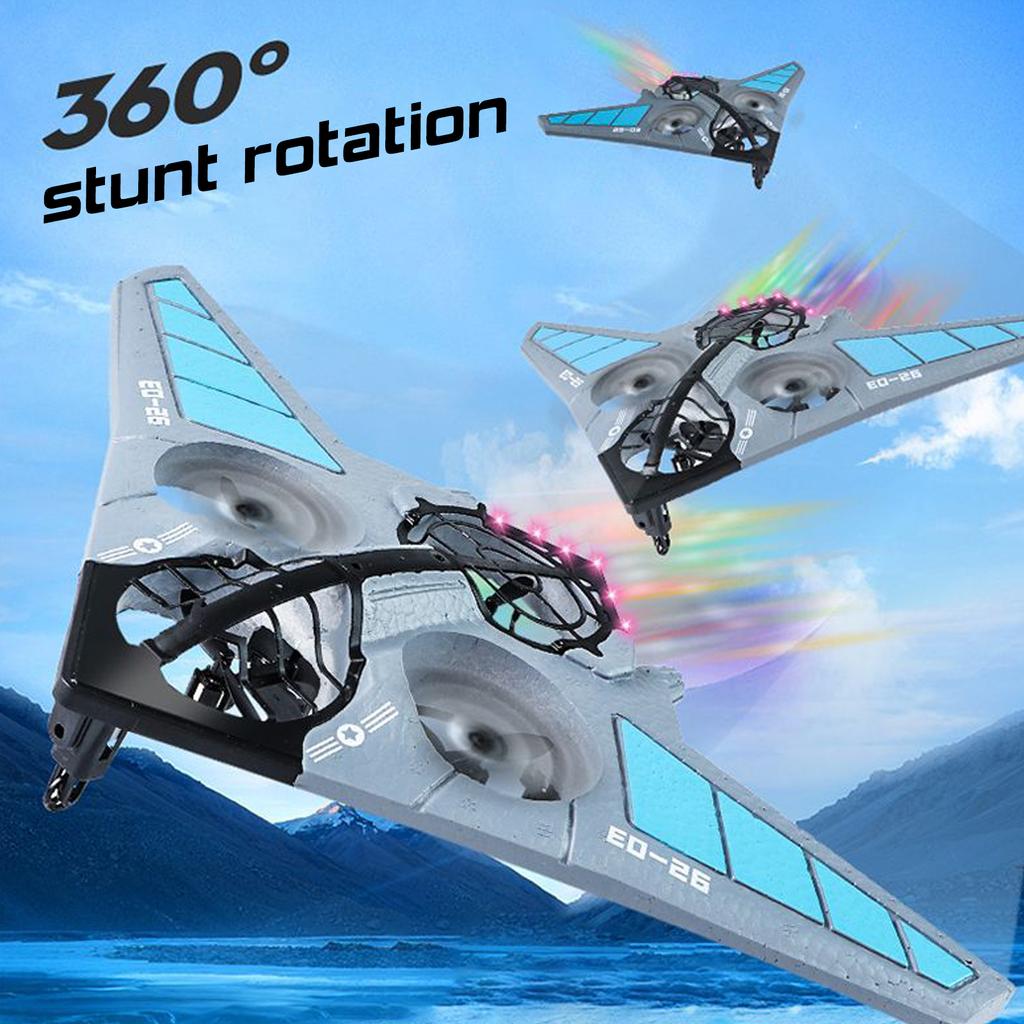 Пенный Дрон с дистанционным управлением, 2,4 ГГц, самолет с дистанционным управлением, вращение на 360 градусов, трюк для детей, детей 3