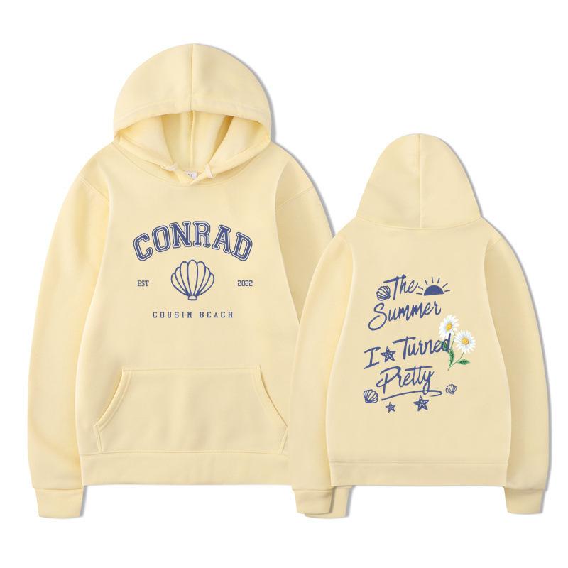 The Summer I Turned Pretty Printed Men's Hoodie Brand Hoody Y2K Clothes Vintage Fashion Casual Unisex Long Sleeve Pullovers