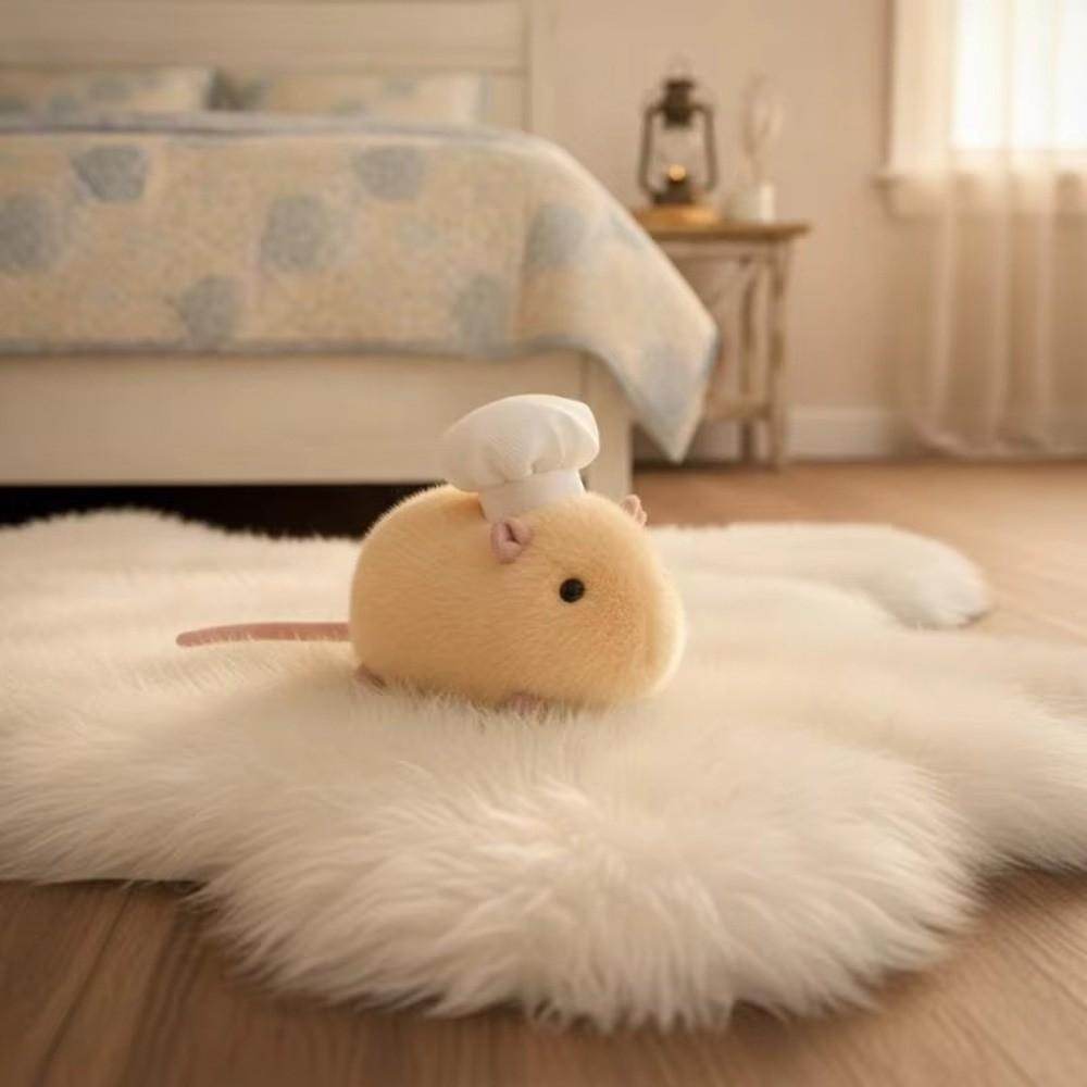 Soft Hamster Plush Toy Simulation Rat Mouse Plush Doll Squeezable Design Rat Plush Doll Kids Gift