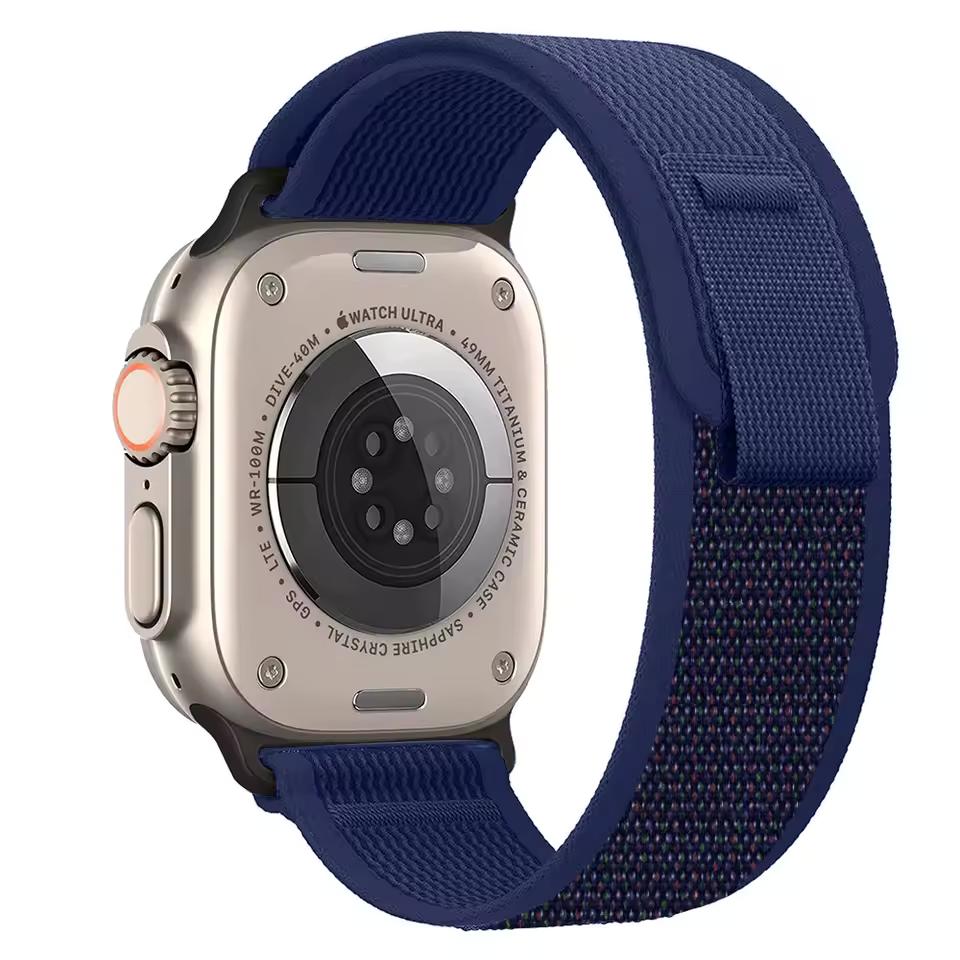 1:1 Ремешок Trail Loop для Apple Watch Ultra 3 2 49 мм 46 мм 45 мм 44 мм 42 мм 40 мм 41 мм 38 мм Спортивный браслет correa iwatch Series 11 10 9 8 7 SE Ремешки