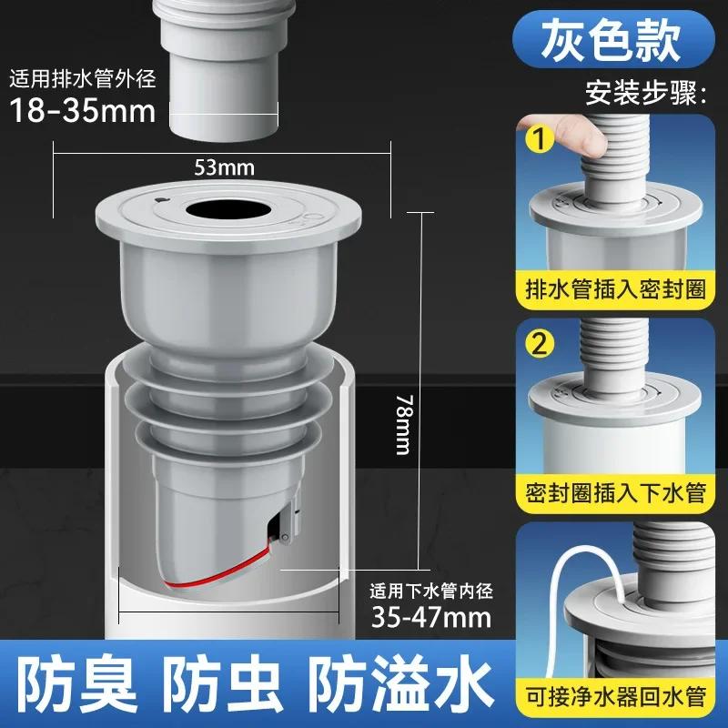 Сушилка для посуды в ванной Кухонный слив Сифон для раковины Фильтр для канализации Крышка для ванны Проекты домашнего дренажа Аксессуары для сифона Ванна