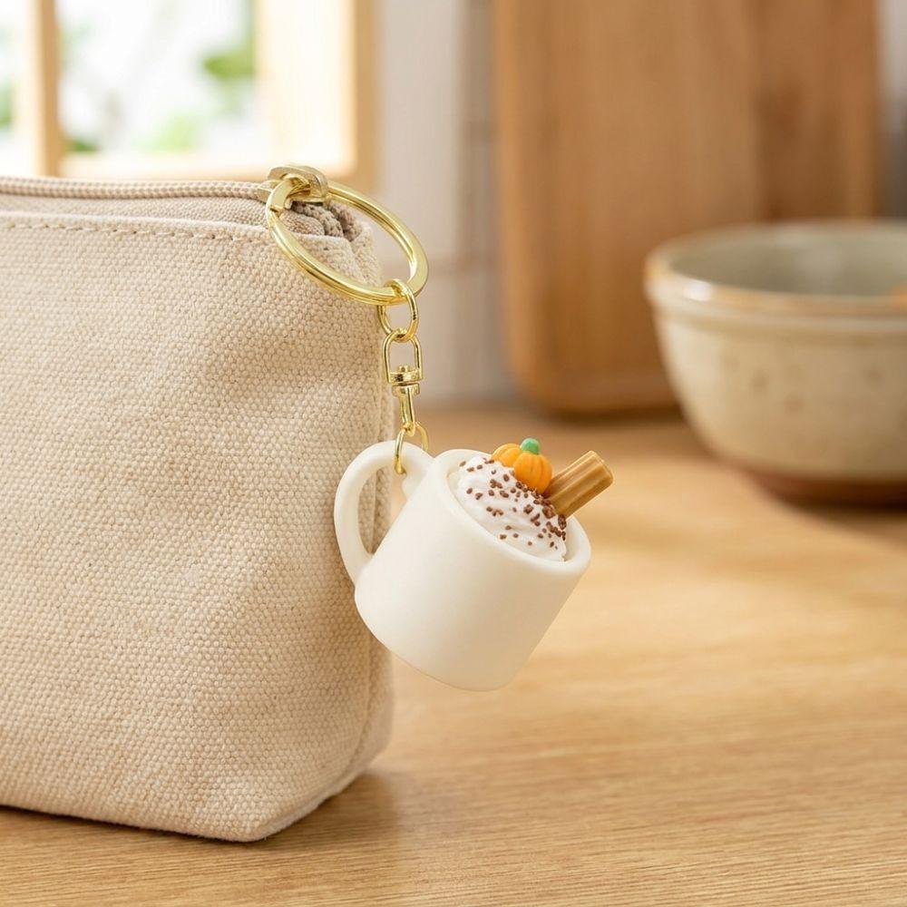 Coffee Cup Artificial Sundae Mug Clicker 3D Printed Mini Cup Fidget Pendant Office Desktop