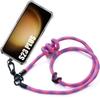 Lanyard Case - Booling - for Samsung Galaxy S23+ - Shockproof Protection - Sturdy Lanyard - Pink