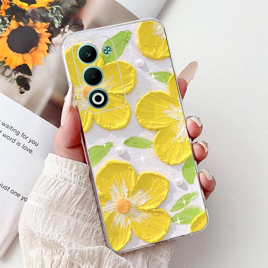 For Oppo A5 5G 2025 Case CPH2735 Luxury Fashion Painted Cover Soft Slim Phone Case For Oppo A5 Pro CPH2695 OppoA5 A5Pro 5G Shell