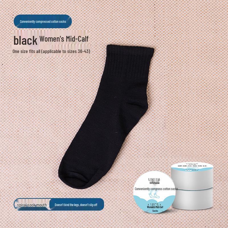 Unisex Summer Low-Cut Compression Socks: Breathable, Anti-Slip, Disposable (6 Pairs, White)
