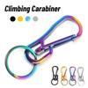 Keyring Hang Buckle Stainless Steel Keychain Holder Climbing Carabiner Key Ring Hook Camping Clip