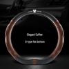 Чехол на руль из матовой углеродной кожи с эффектом 3D для Geely Binyue, Binrui, COOL, Boyue и Dihao