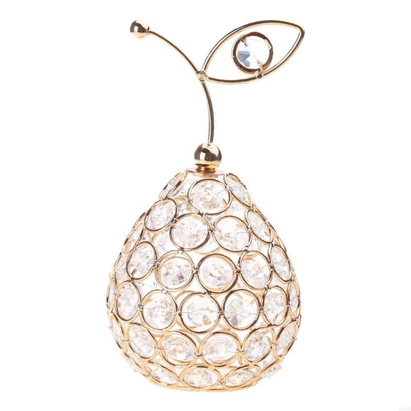 62KD Crystal Fruit Statue Artificial Fruit Statue Desktops Centerpieces for Office