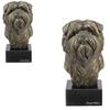 Affenpinscher, Affen, Affie - Dog Statue, Bust On Stone Base, Sculpture, Trophy for Dog Show by Brand
