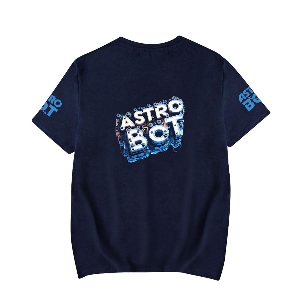 Футболки для женщин и мужчин с рисунком Astro Bot Anime, футболки с графическим принтом, с круглым вырезом и короткими рукавами, модная мужская одежда, уличная одежда