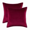 Home Decoration Edge Velvet Waist Pillow Cushion Cover Super Soft Plush Hotel Sofa Pillow Cover