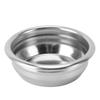 2PCS Coffee Portafilter Basket 58mm Stainless Steel 2 Cups Single Layer Filter Basket for Portafilte
