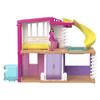 Barbie Mini Barbieland Dream House (WhitePurple) with 1 Micro Doll Dress-up DollHouse Dollhouse Ages 6 and Up Pink HYF47