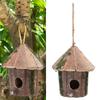 Деревянный скворечник декоративный   Скворечник с   защитой для улицы, двора, заднего двора