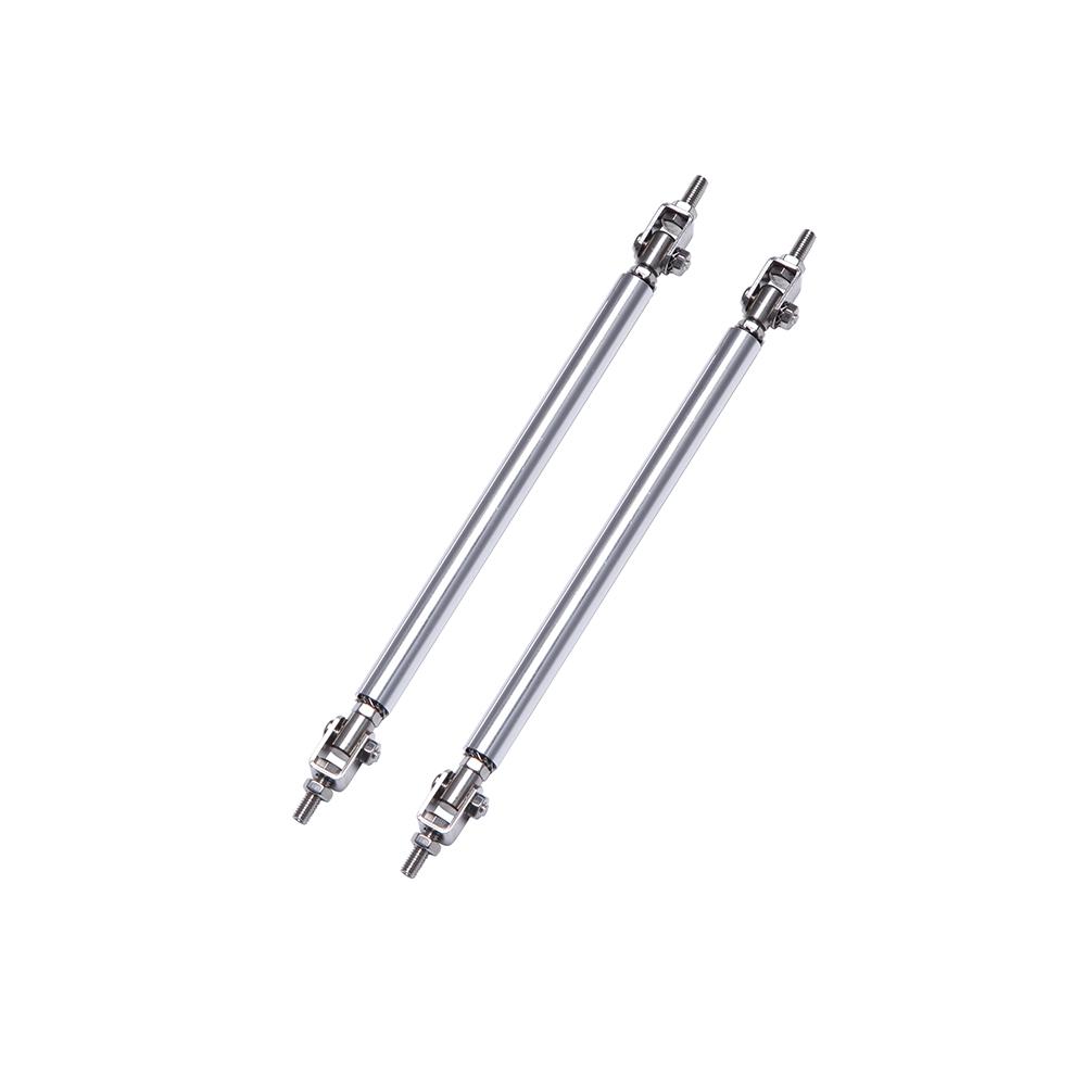 2 шт. универсальный регулируемый передний бампер, разделитель губ, стойка, опорная стойка, спойлер для гонок, 15/20 см, передний и задний бампер автомобиля