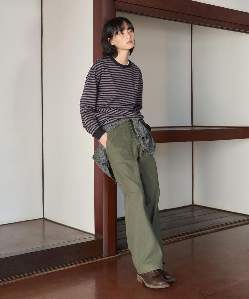 COVERNAT Basic Striped Long Sleeve Black