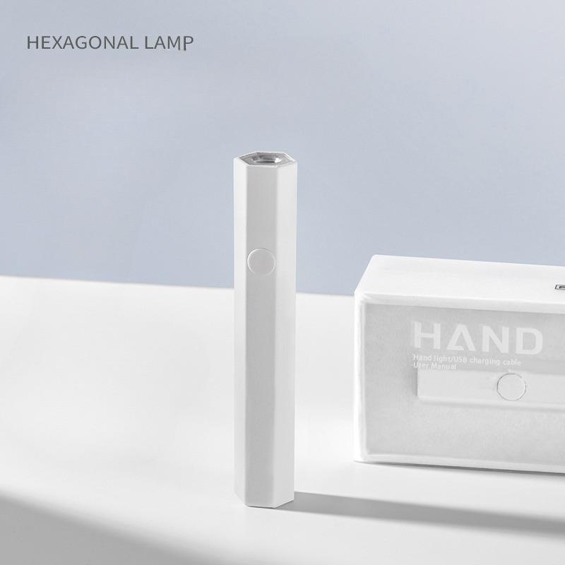 Лампа для нейл-арта One-Word, маленькая портативная модель с аккумулятором, миниатюрная лампа для выпечки ногтей, ручная лампа для светотерапии