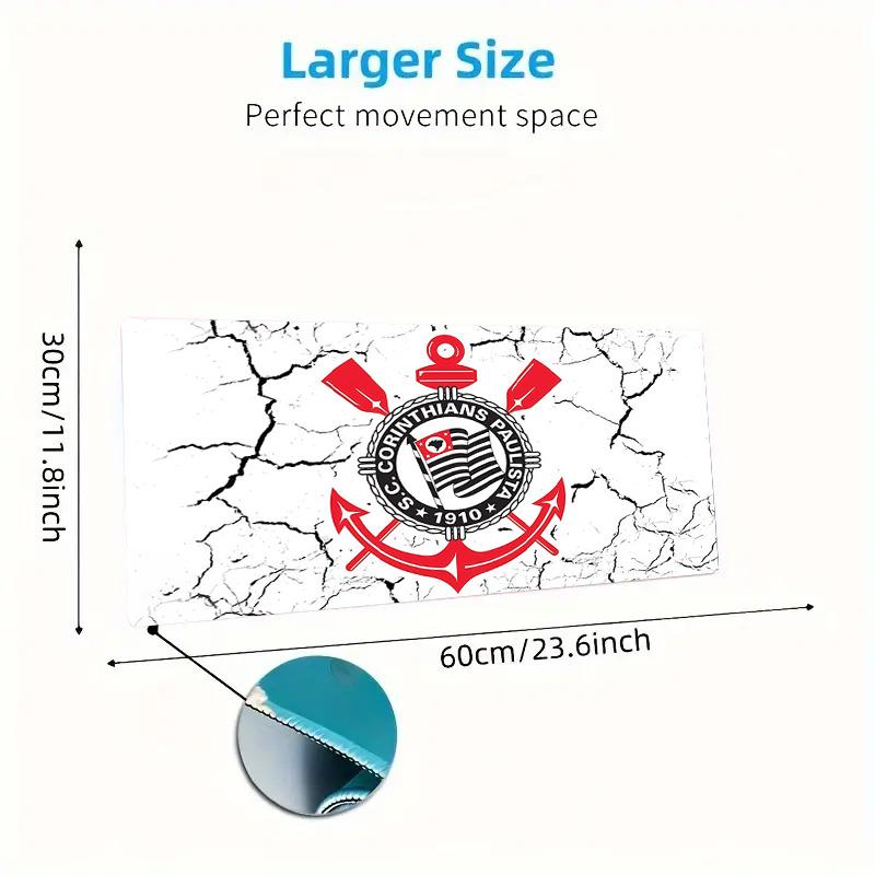 Corinthians4 Print Cushion Non-slip Laptop Tablet Big Mousepad XXL Mat Mini PC Playmat With Lock edge