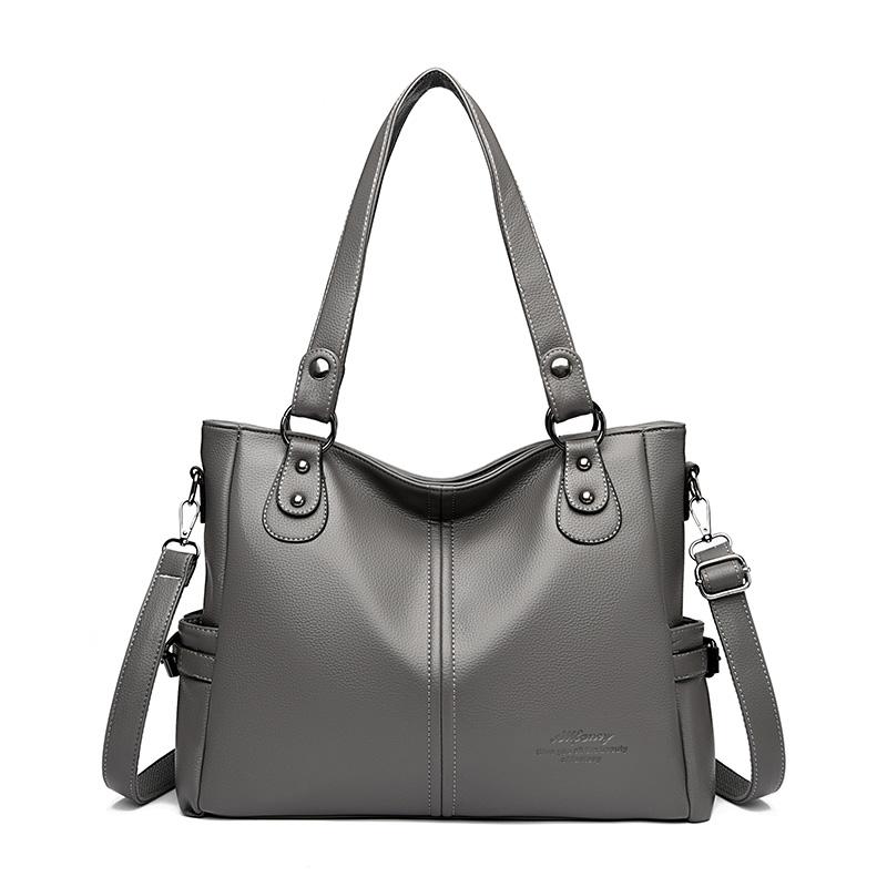 Высококачественная мягкая кожа, большая вместительная женская сумка, модная сумка через плечо, роскошный дизайн, кошелек через плечо, женская сумка-тоут