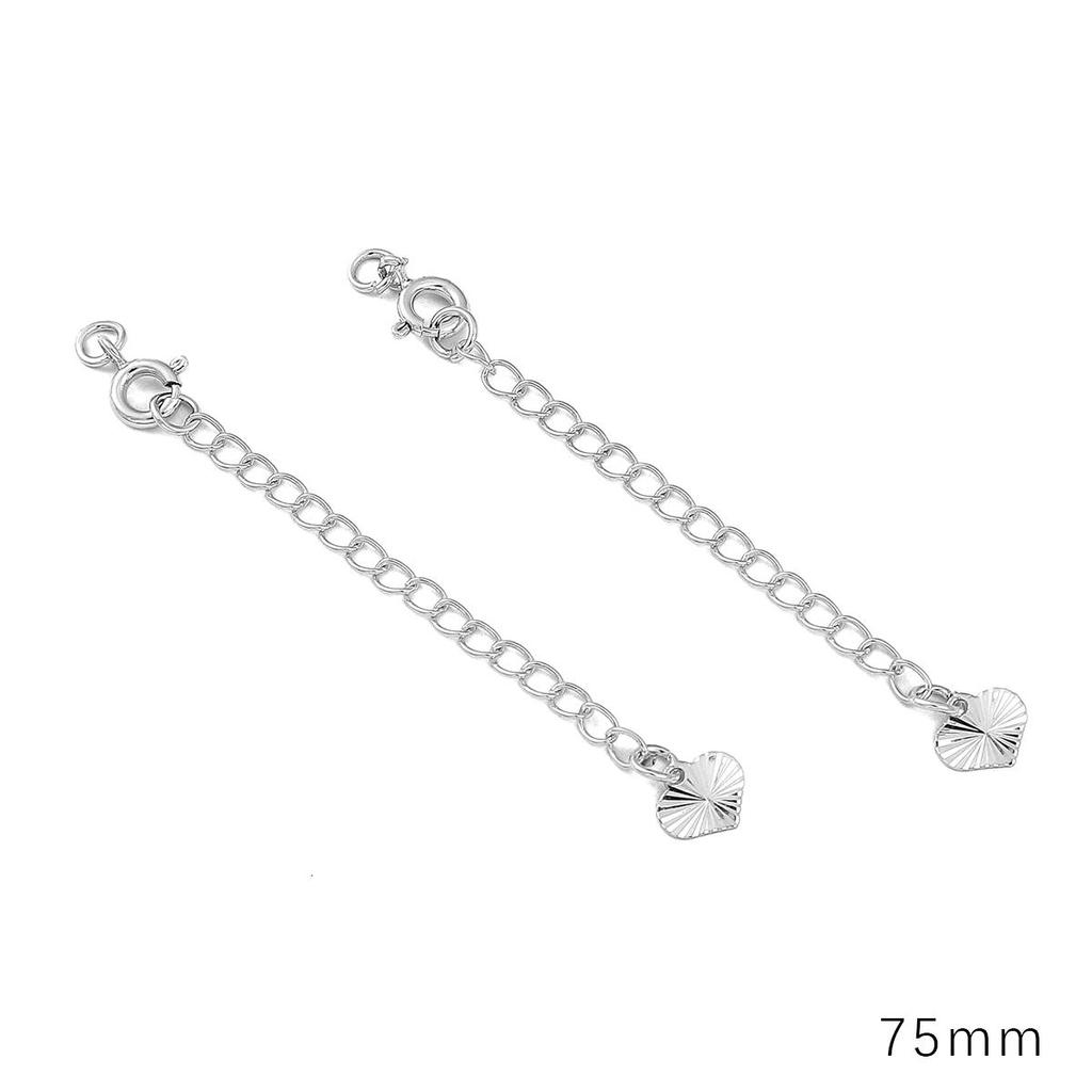 Copper Clad Iron Round Buckle Tail Chain For DIY Jewelry Making Craft Accessories