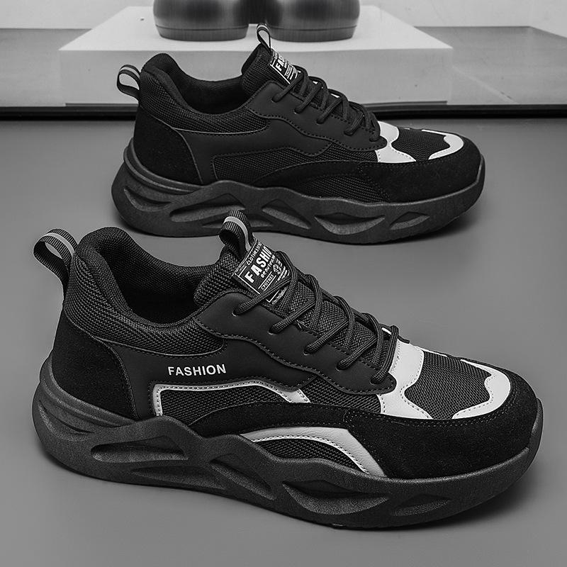 2025 весна мужская обувь новая дышащая обувь для охраны труда мужская трендовая универсальная платформа нескользящая спортивная повседневная обувь для папы