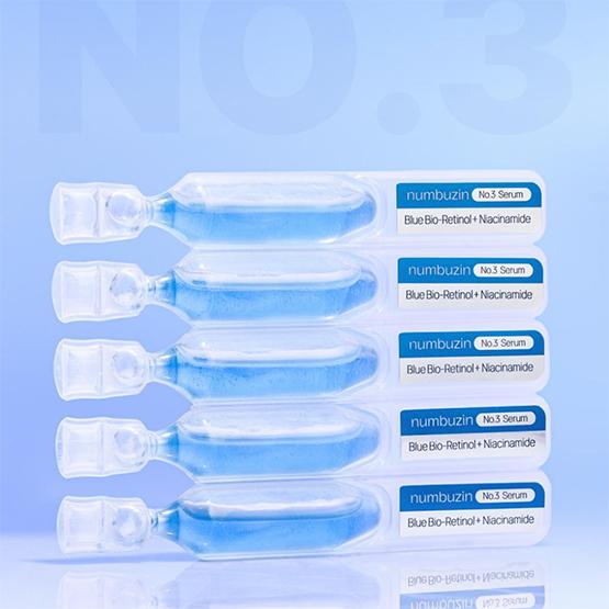 NUMBUZIN No.3 Blue Bio-Retinol Pore Refining Serum Mini 1.3ml*10EA
