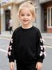 Толстовка для девочек Little Maven с флисовой подкладкой на осень - Милый европейский и американский стиль