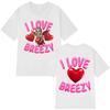 Rapper Chris Brown I Love Breezy Bowl XX Tour Tshirt Unisexs Women Fashion Hip Hop T Shirts Oversized Cotton Casual Tshirts Tops