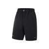 Comfortable Solid Color Mid-Rise Quick-Dry Cool Straight-Leg Sports Shorts Men Shorts Black AKSV281-2