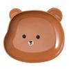 2 шт. тарелка для закусок, легко моющаяся пластиковая тарелка в форме мультяшного медведя для соуса, посуда, кухонная посуда