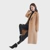 Women's Mid-Length Korean Style Loose Woolen Coat, Large Size, for Spring and Autumn