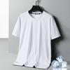 8XL Summer Ice Silk Quick Drying Short Sleeve T-shirt Men Plus Size Loose Breathable Thin Sports Fitness Tee Man Top