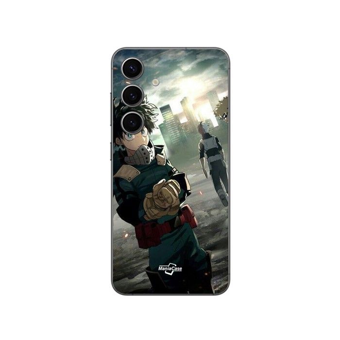 Coque de téléphone - MANIACASE - Samsung Galaxy S25 Plus - Silicone TPU - Anime - Noir