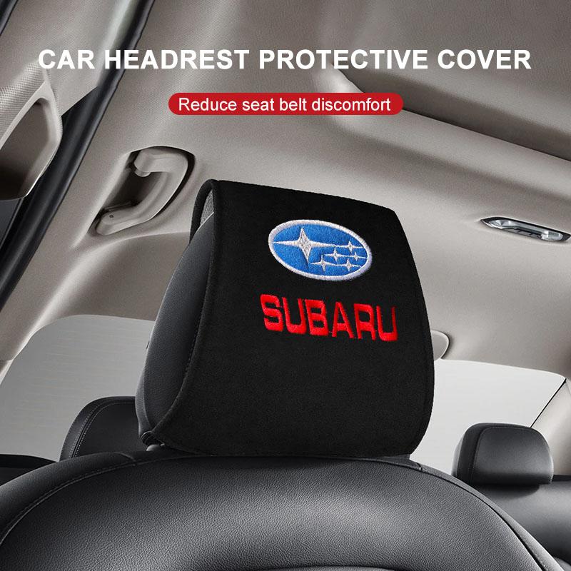 Защитный чехол на подголовник заднего сиденья для Subaru Impreza Legacy WRX STI BRZ XV WRC Forester Crosstrek Outback