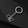 Popular Ukraine Emblem Pendant Keychain In Titanium Steel - Unisex Fashion Accessory