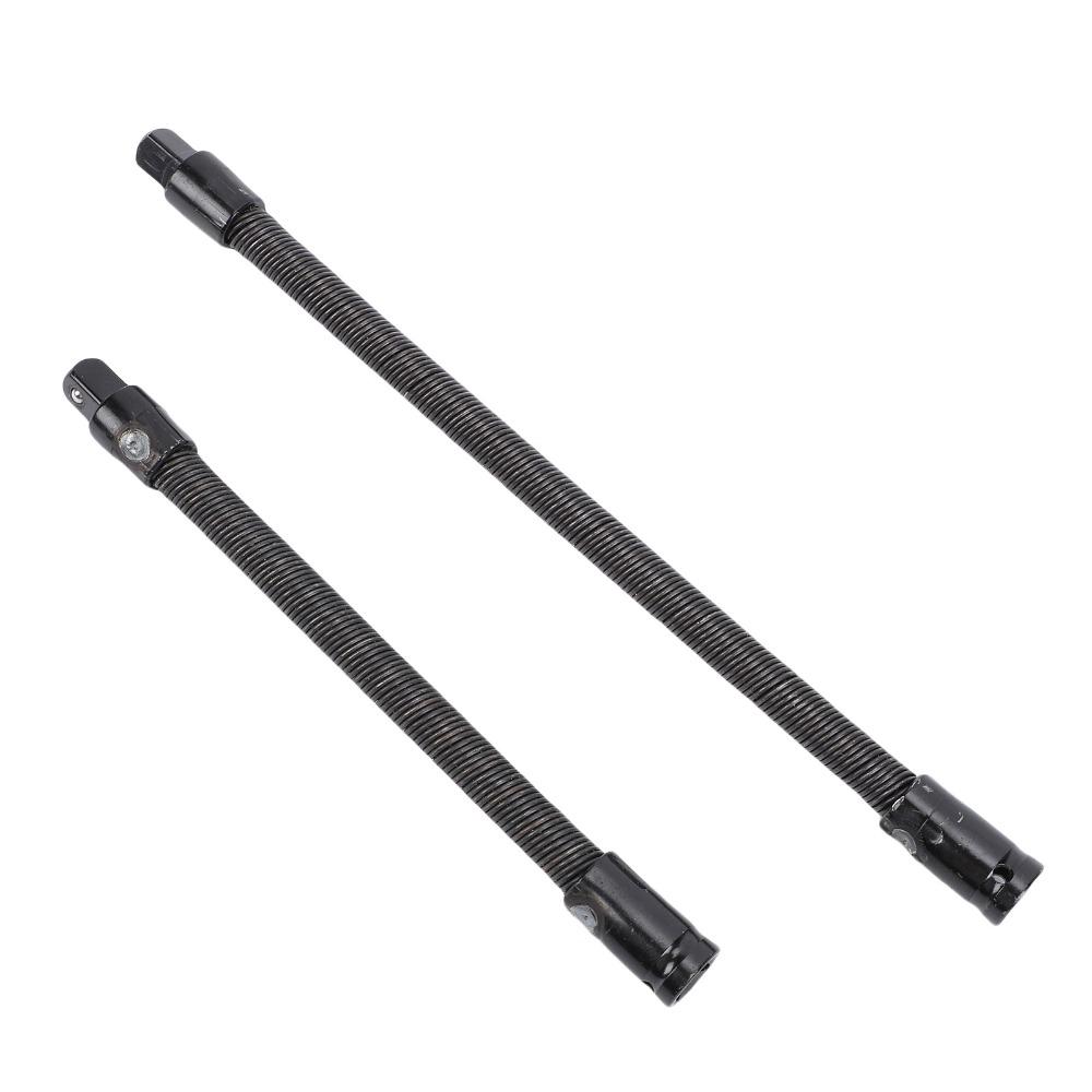 2pcs 1/2 Inch Drive Flexible Socket Extension Bar Industrial Mechanical Projects