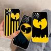 Классический W-wu T-tang Певец C-Clan Чехол из ТПУ Силикона Для IPhone 11 12 13 14 15 16 17 Pro Max Ударопрочный Прозрачная Задняя Крышка