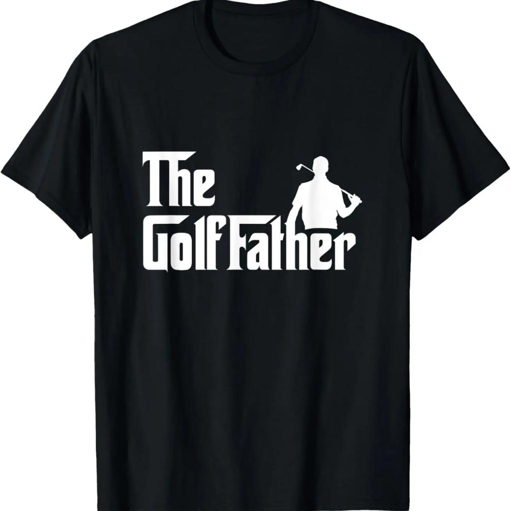 Golffather Father Dad Golfer Golfing Golf Club Putter T-Shirt