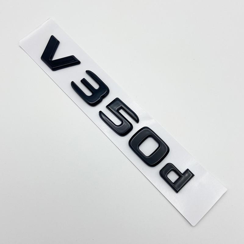 DZECY1 3D Letters V200d V220d V250d V300d V350d ABS Emblem for Mercedes Benz V Class Car Fender Badge Trunk Nameplate Logo Sticker