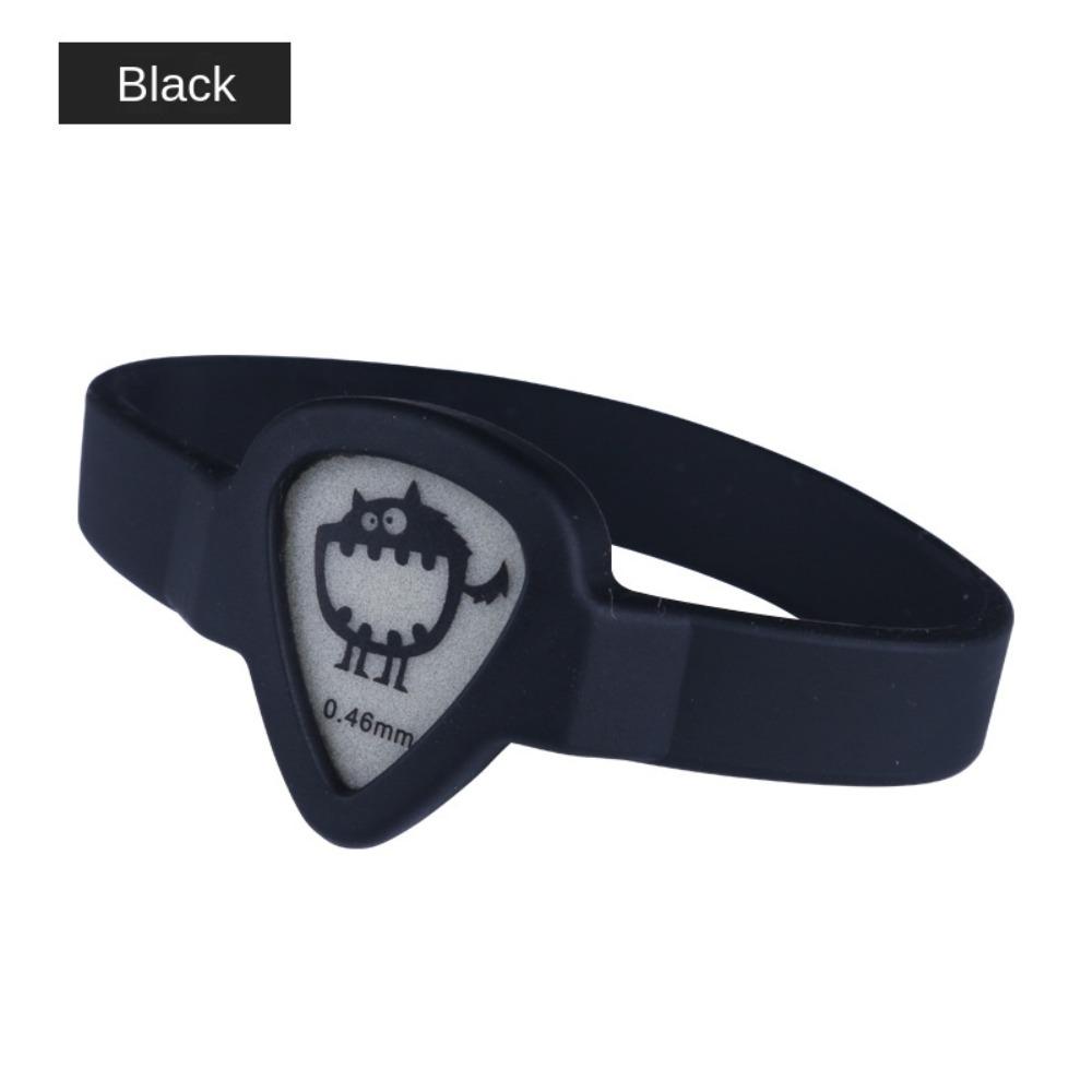 Браслет с мини-медиаторами для гитары Водонепроницаемый держатель для гитарных медиаторов Браслет Гитара