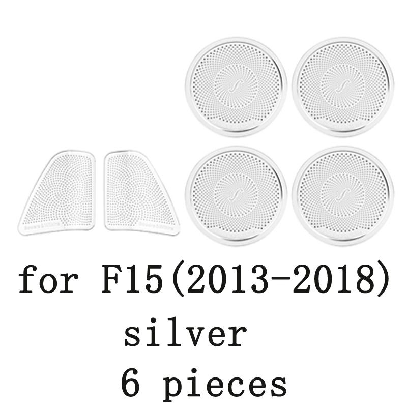 Автомобильный стереодинамик с левым рулем и правым рулем, наклейка на дверь, чехол для BMW X5 E70 F15 2008-2018, отделка из нержавеющей стали, автостайлинг, авто