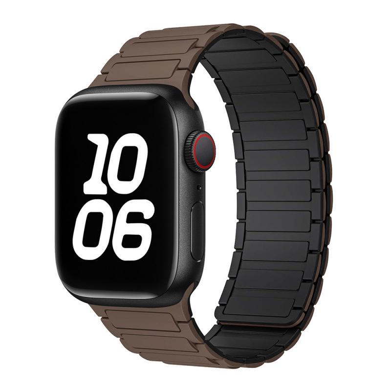 Магнитный силиконовый ремешок Zhang Jingyi для Apple Watch S9/8/iWatch10 Ultra